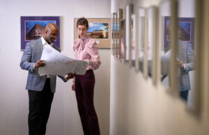 Shah Smith team member photographed in a studio setting with professional lighting and composition, showcasing a clean and confident look. Example of custom professional headshots by Solaris Studios.